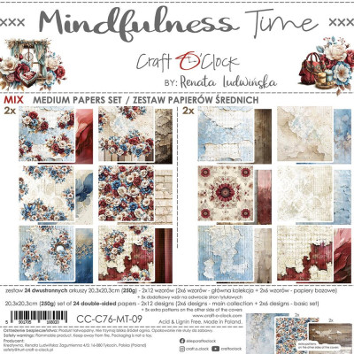 Mindfulness Time 20X20 cm  Papel + Básicos- Craft O´Clock