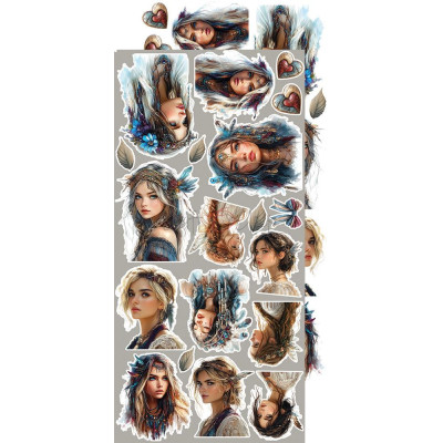 Midfulness Time Flores  Recortables 15 x30 - Craft O´Clock