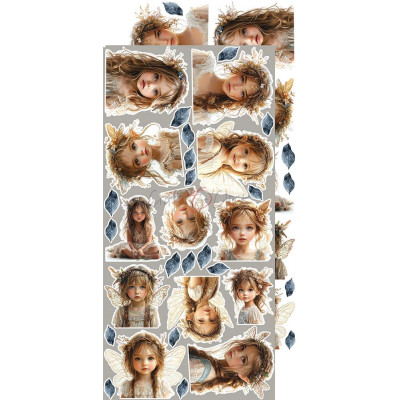 Midfulness Time Flores  Recortables 15 x30 - Craft O´Clock