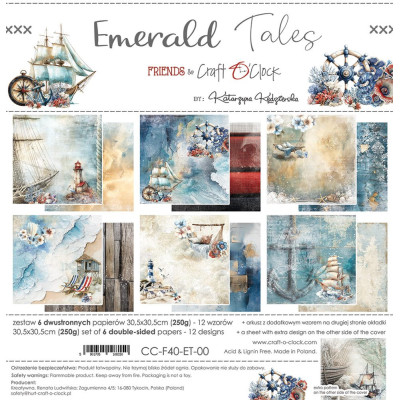 Emerald Tales 30x30 cm - Craft O´Clock