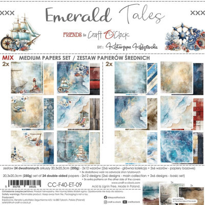 Emerald Tales 20X20 cm  Papel + Básicos- Craft O´Clock