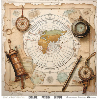 Summer Adventure 30x30 cm - Craft O´Clock