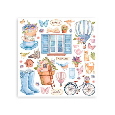 Welcome Home 30x30 cm - Stamperia