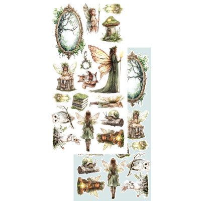 The World of Fairies  Recortables 30x15 cm - Alchemy of Art