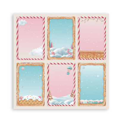Candy Christmas 30x30 cm (22 hojas)  - Stamperia