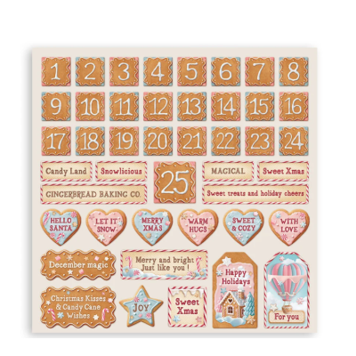 Candy Christmas 30x30 cm (22 hojas)  - Stamperia