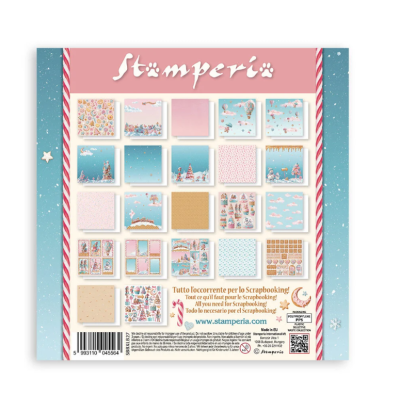 Candy Christmas 30x30 cm (22 hojas)  - Stamperia