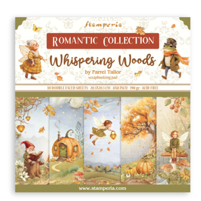 Whispering Woods 8x8  Stamperia