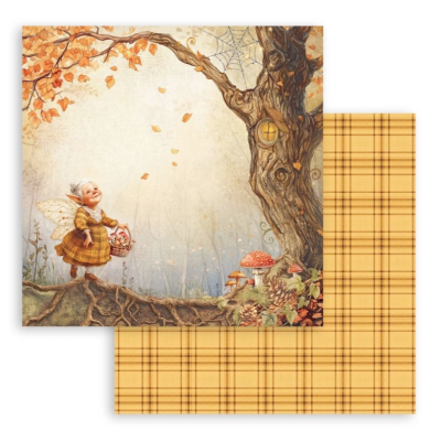 Whispering Woods 8x8  Stamperia