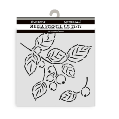 Whispering Woods Stencil 12x12 cm - Stamperia