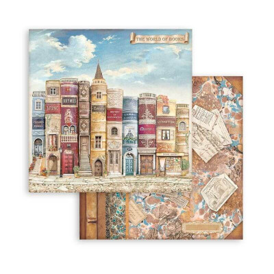 Vintage Library 30x30 cm - Stamperia