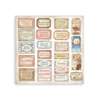 Vintage Library 30x30 cm - Stamperia