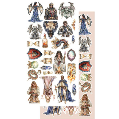 The Legends of the Dragons  Recortables 30x15 cm - Alchemy of Art