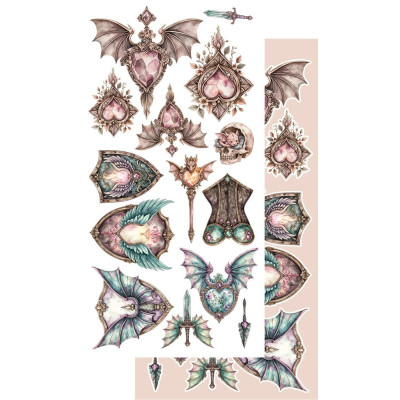 The Legends of the Dragons  Recortables 30x15 cm - Alchemy of Art