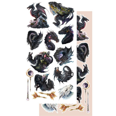 The Legends of the Dragons  Recortables 30x15 cm - Alchemy of Art