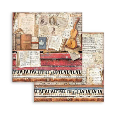 Vintage Library 30x30 cm - Stamperia