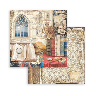 Vintage Library 30x30 cm - Stamperia