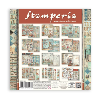Furry Friends 8x8  Stamperia