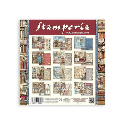 Vintage Library 30x30 cm - Stamperia