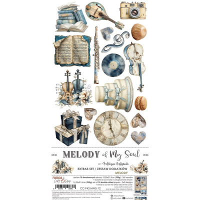 Melody of my Soul  Recortables 15 x30 - Craft O´Clock