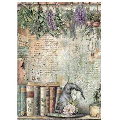 Herbarium Silvae Papel de Arroz A4- Stamperia