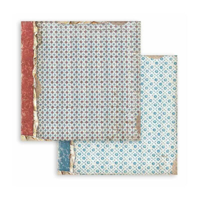 Vintage Library Maxi Backgrounds Selection 30x30 cm - Stamperia