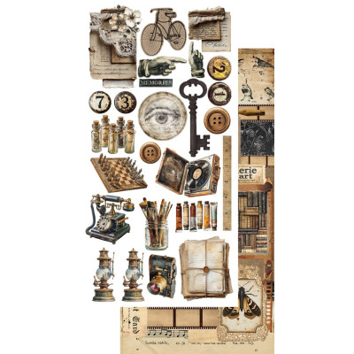 In Silence  Recortables 30x15 cm - Alchemy of Art