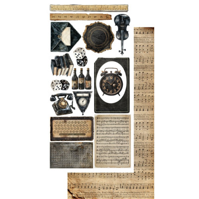In Silence  Recortables 30x15 cm - Alchemy of Art