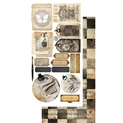 In Silence  Recortables 30x15 cm - Alchemy of Art