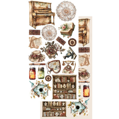 In Silence  Recortables 30x15 cm - Alchemy of Art