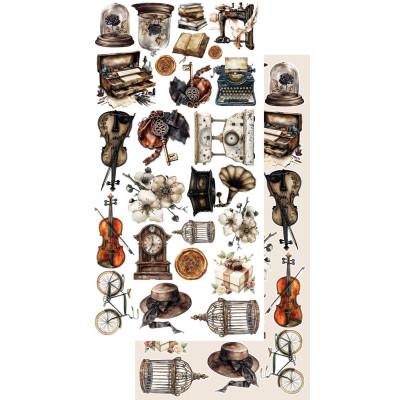 In Silence  Recortables 30x15 cm - Alchemy of Art
