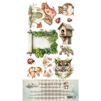 Friends of the Forest  Recortables 30x15 cm - Alchemy of Art