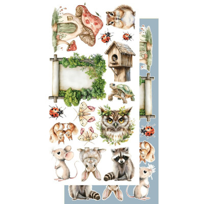 Friends of the Forest  Recortables 30x15 cm - Alchemy of Art