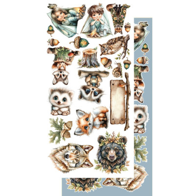 Friends of the Forest  Recortables 30x15 cm - Alchemy of Art