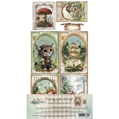 Friends of the Forest  Recortables 30x15 cm - Alchemy of Art