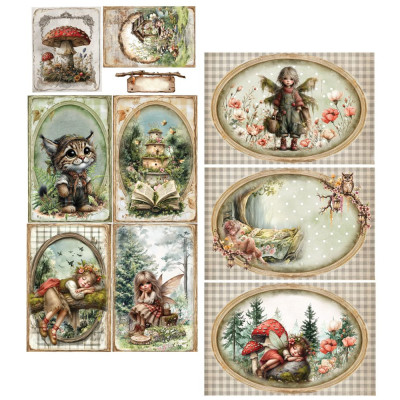 Friends of the Forest  Recortables 30x15 cm - Alchemy of Art
