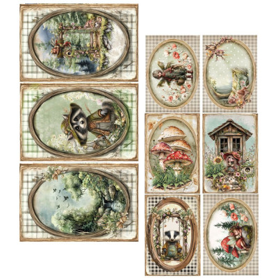 Friends of the Forest  Recortables 30x15 cm - Alchemy of Art