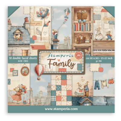 Family  30x30 cm (22 hojas)  - Stamperia