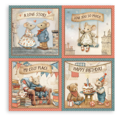 Family  20x20 cm (22 hojas)  - Stamperia