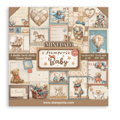Baby  30x30 cm Mini Pad  - Stamperia