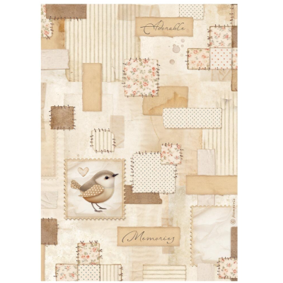 Family Papel de Arroz A4- Stamperia