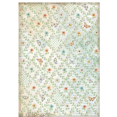 Daisy Art Papel de Arroz A4- Stamperia