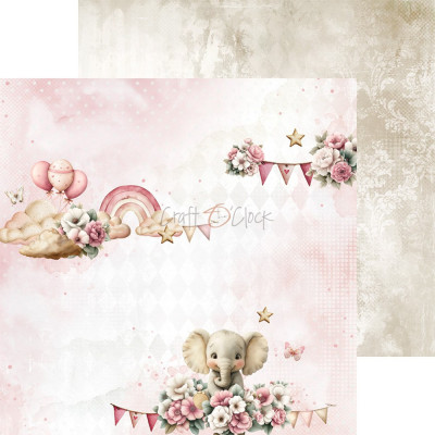 Baby Girl Universe 20X20 cm  - Craft O´Clock