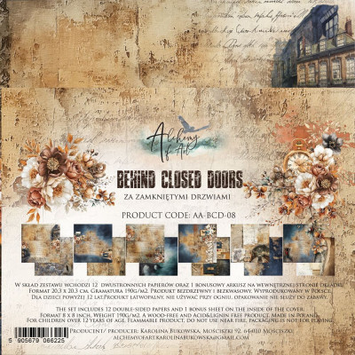 Behind Closed Doors  20x20 cm - Alchemy of Art
