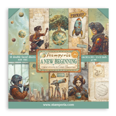 A New Beginning 30x30 cm  - Stamperia