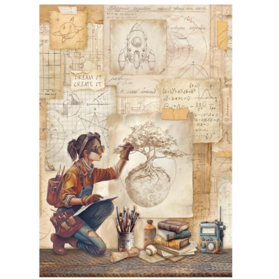 A New Beginning Papel de Arroz A4- Stamperia