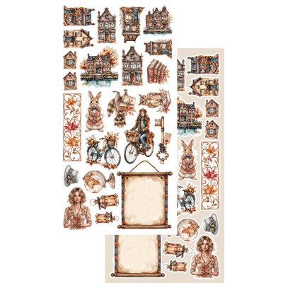 Lovely Autumn  Recortables 30x15 cm - Alchemy of Art