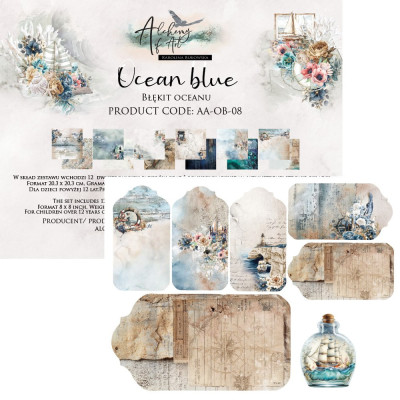 Ocean Blue  20x20 cm - Alchemy of Art