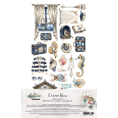 Ocean Blue  Recortables 30x15 cm - Alchemy of Art