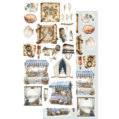 Ocean Blue  Recortables 30x15 cm - Alchemy of Art